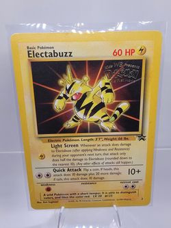 Electabuzz WB Movie Promo 02/53 — LP Vintage WOTC Black Star Promo Pokémon