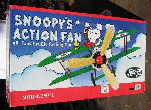 Snoopy Ceiling Fan By Hunter 25972 New For Sale In Miami Fl