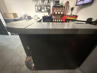 Bar top and refrigerator