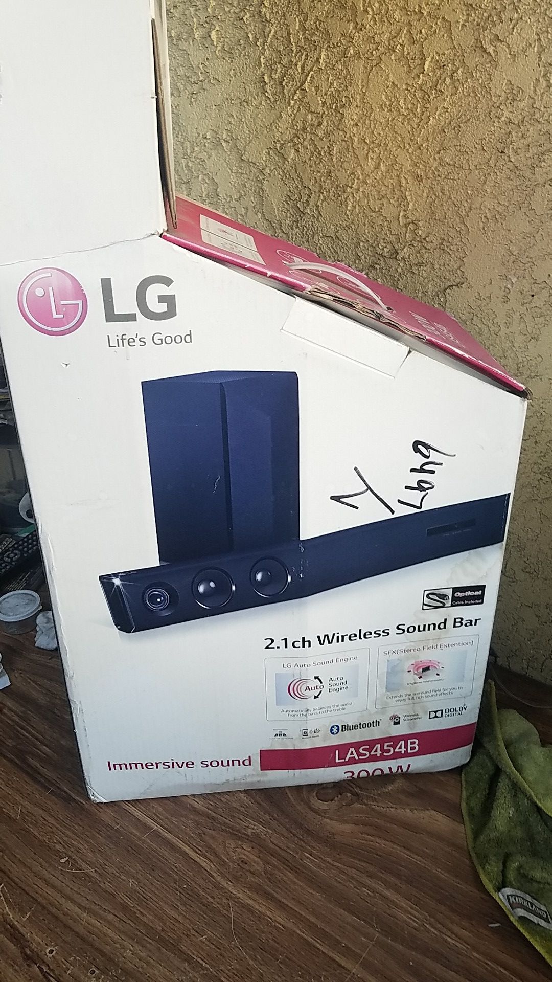 Soundbar lg las 454B
