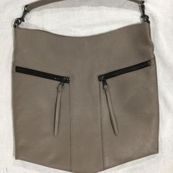 Beige Leather Botkier Tote Shoulder Bag