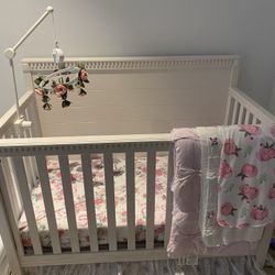 Brand New Pottery Barn Kids Crib And Bedding 