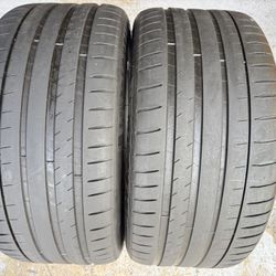 Two premium Tires 265/40/20 Michelin Pilot Sport 4S With 60-65% Left Excellent Deal 