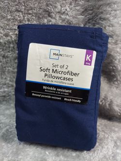 Mainstays Set Of 2 Microfiber Pillow Cases Must Pick Up