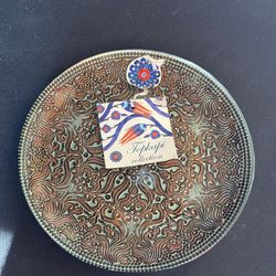 Topkapi Decorative Handmade Turkish Plate