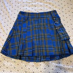 Dolls Kill Current Mood Plaid Skirt