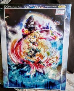 1000 Piece Anime Jigsaw Puzzle Glow In The Dark Beverly Magical Witch 72x40cm From Japan Brand New Still Sealed & Original Japanese Price Sticker