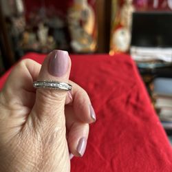 Men’s Sterling Silver WEDDING BAND SIZE 10 And 11