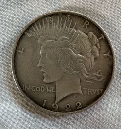 US Mint 1922 Peace Dollar Silver