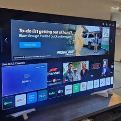 77 Inch OLED LG C1 Smart TV 4K UHD with 120 Hz refresh rate in perfect condition.