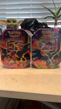 Pokemon charizard x and y tin