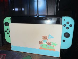 Animal crossing switch with dock and games