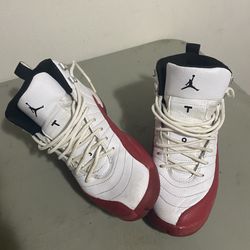Air Jordan 12 Retro Cherry-red/white-size6.5