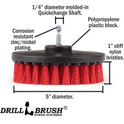 Drill Scrubber Brush