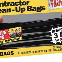 Contractor Cleaning Bags /bolsas Negras 