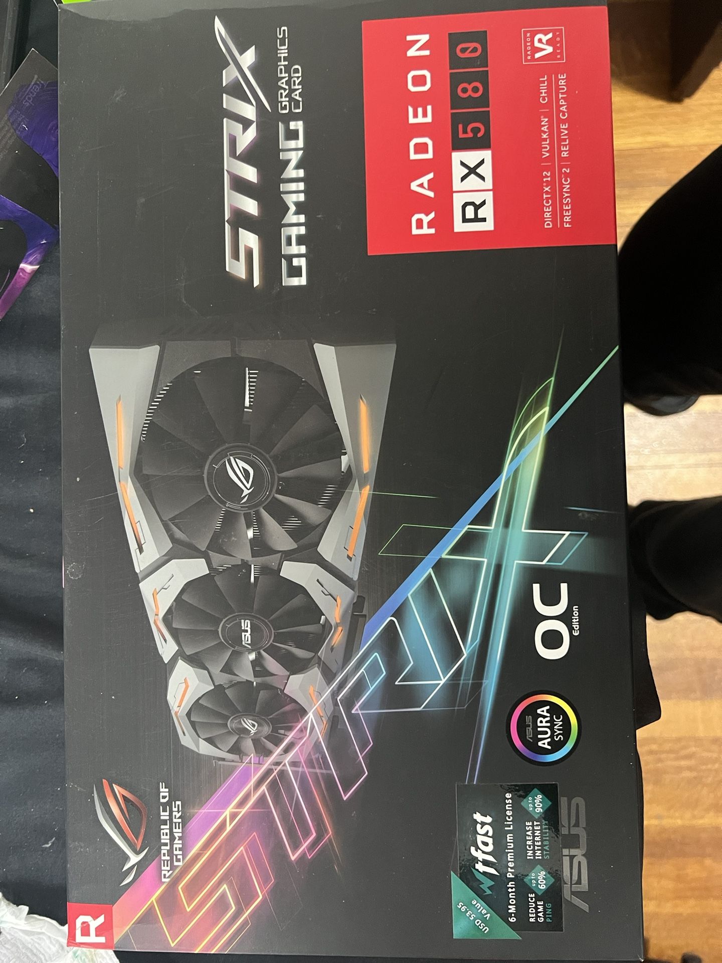Asus Rog Strix Radeon Rx580 8gb