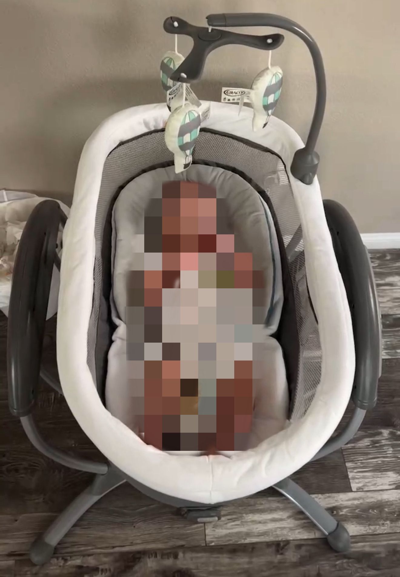 Graco electric crib cradle