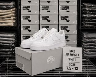 WHITE Nike Air Force 1