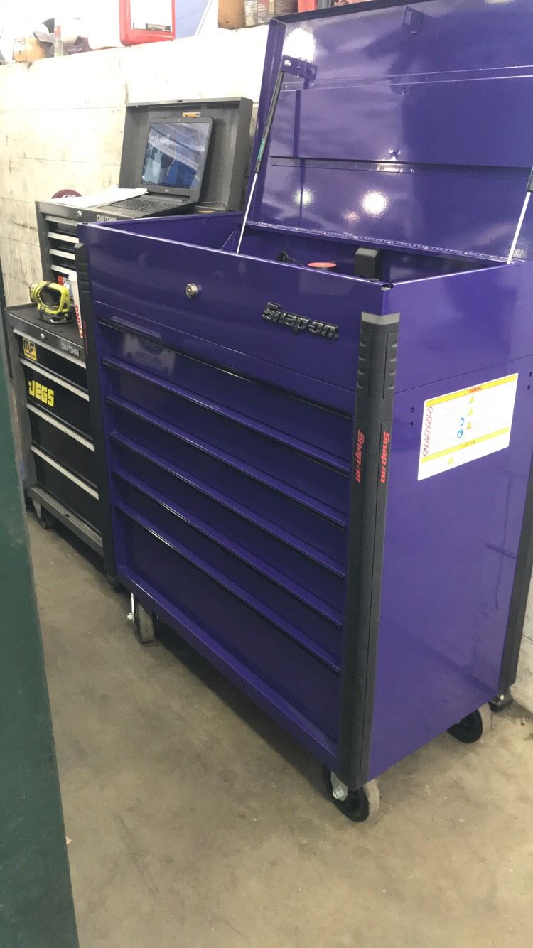 Snap on tool box