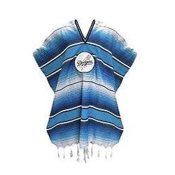 mblm Los Angeles Dodgers Poncho - New Men | Color: Blue | Size: One Size