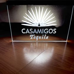 CASAMIGOS LED NEON WHITE LIGHT SIGN 8x12
