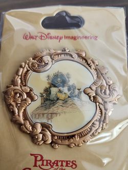 WDI Marc Davis Pirates Of The Caribbean Concept Art- CAPTAIN QUARTERS BED