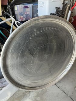Large  Stainless steel    trays 