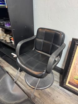 2  salon chairs