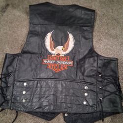 Harley Davidson Motorcycle Riding Gear Leather Chaps 