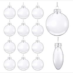 MAKE MARKET DIY Plastic Clear SIlver NWT Set of 25 Ornaments Craft Disk 
