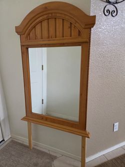 Mirror for a dresser or wall