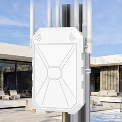 AX1800 Outdoor WiFi 6 Extender, High Power Outdoor WiFi Extender Signal Booster