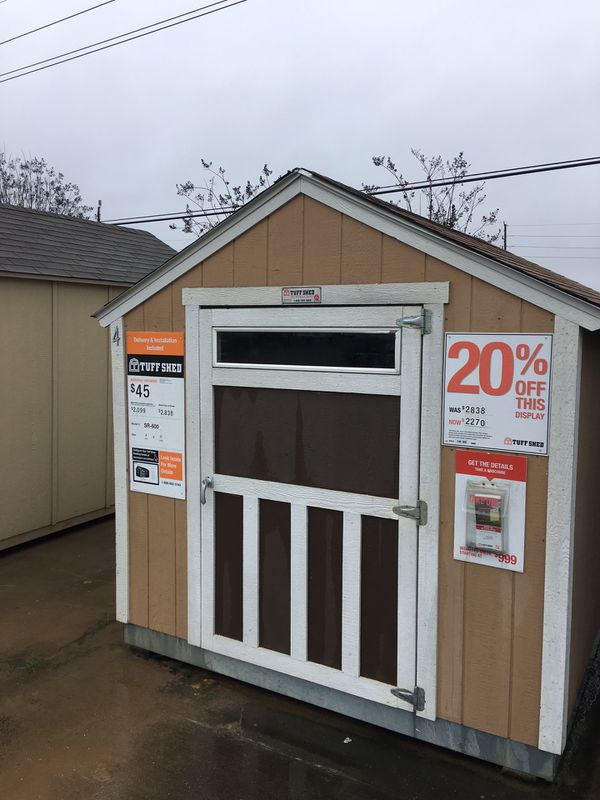 #534 tuff shed 8x12 sr600 display model for sale in