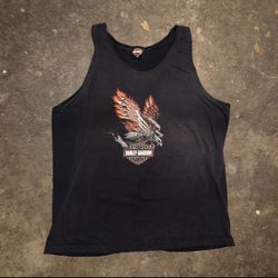 Vintage Harley Davidson Tank Top Shirt