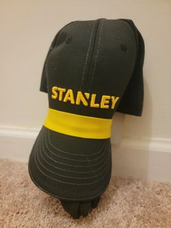 NEW Stanley 4 Pairs Men's Work Socks size 10-13 For Shoe Sixe 6-12  & Black Cap / Hat w Yellow Logo