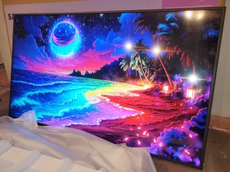 55" Samsung smart tv 4k basically new.  Only 1 months old still have box.  Great Quality Pic No Scratch has remote and still have the legs