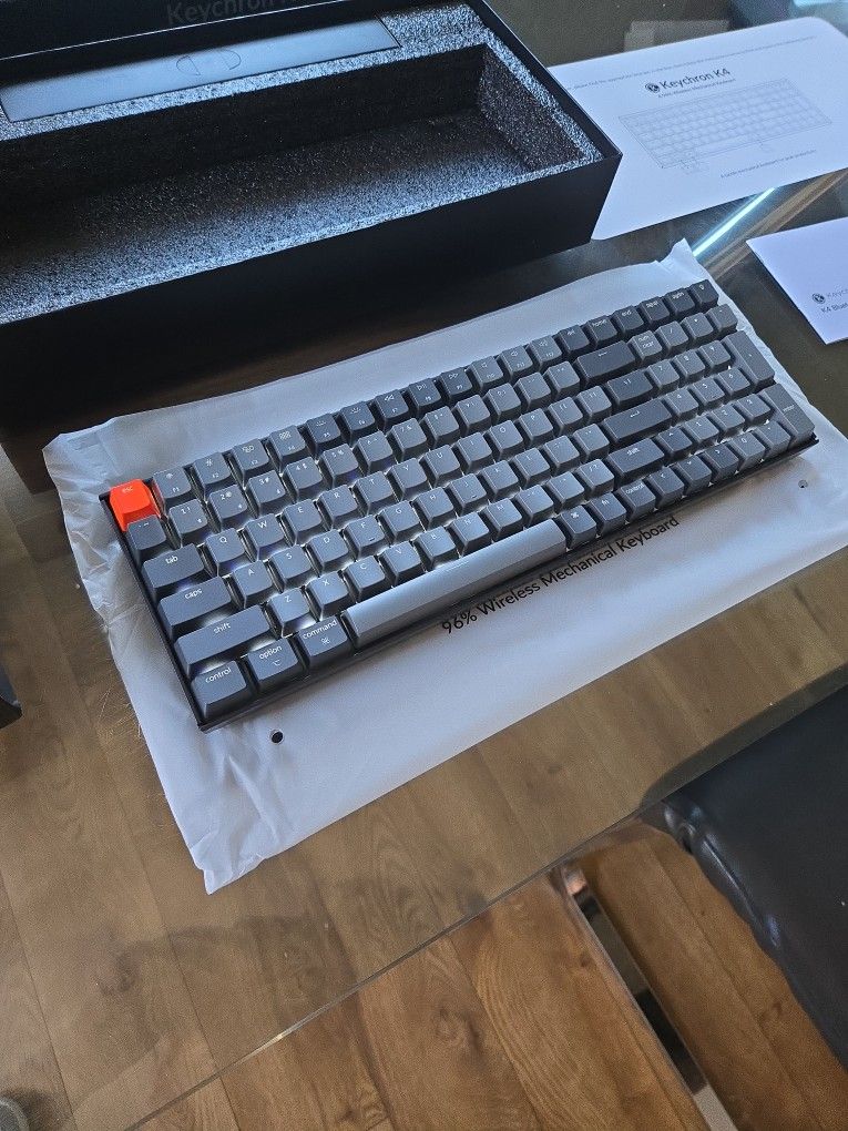 Keychron K4 96% Mechanical Keyboard With Brown Tactile Gateron G Pro Switch K4-A3