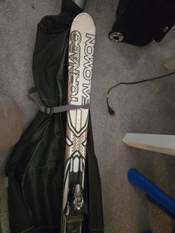Skis Salomon With Bindings , Bag And Poles