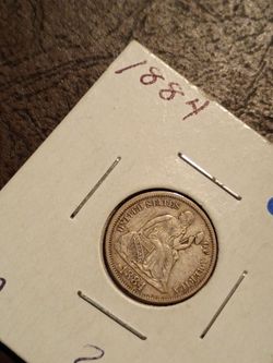1884 seated dime