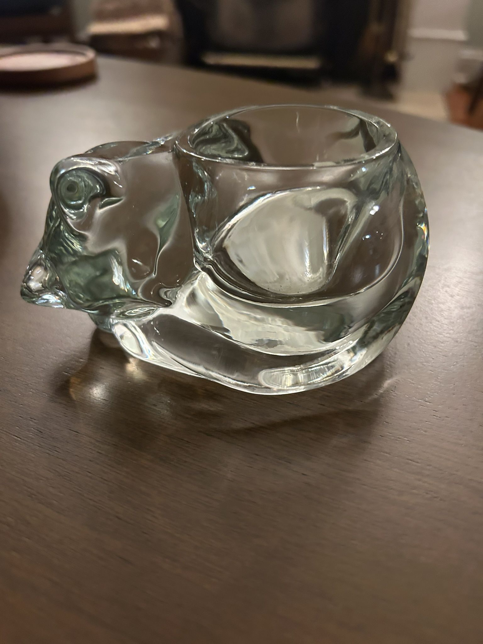 Indiana Glass Cat Candle Holder