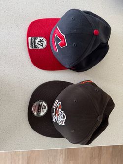 Guardians/Browns Snapback Hats Lot of 2