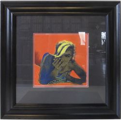 MARILYN MONROE - 1968 SILKSCREEN SERIGRAPH ART BY BERT STERN THE LAST SITTING DOUBLE SIDED  PSYCHEDELIC POP ART DAZZLING BLACK LIGHT DAY GLO VINTAGE A