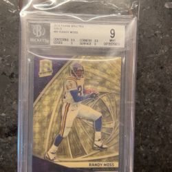 1/1 Randy Moss 2019 Panini spectra gold 