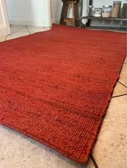 REVIVAL Jute Rug in Terracotta