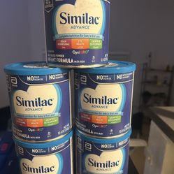 NEW 5 12.4oz Cans Similac Advanced $40 For ALL