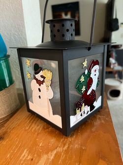 Christmas tea light lantern