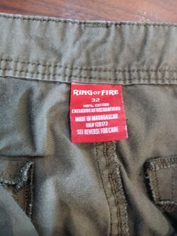 Ring of fire cargo pants $5