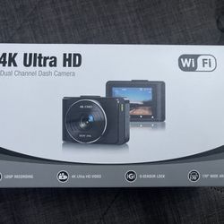 Dual Channel Dash Camera 4K Ultra HD
