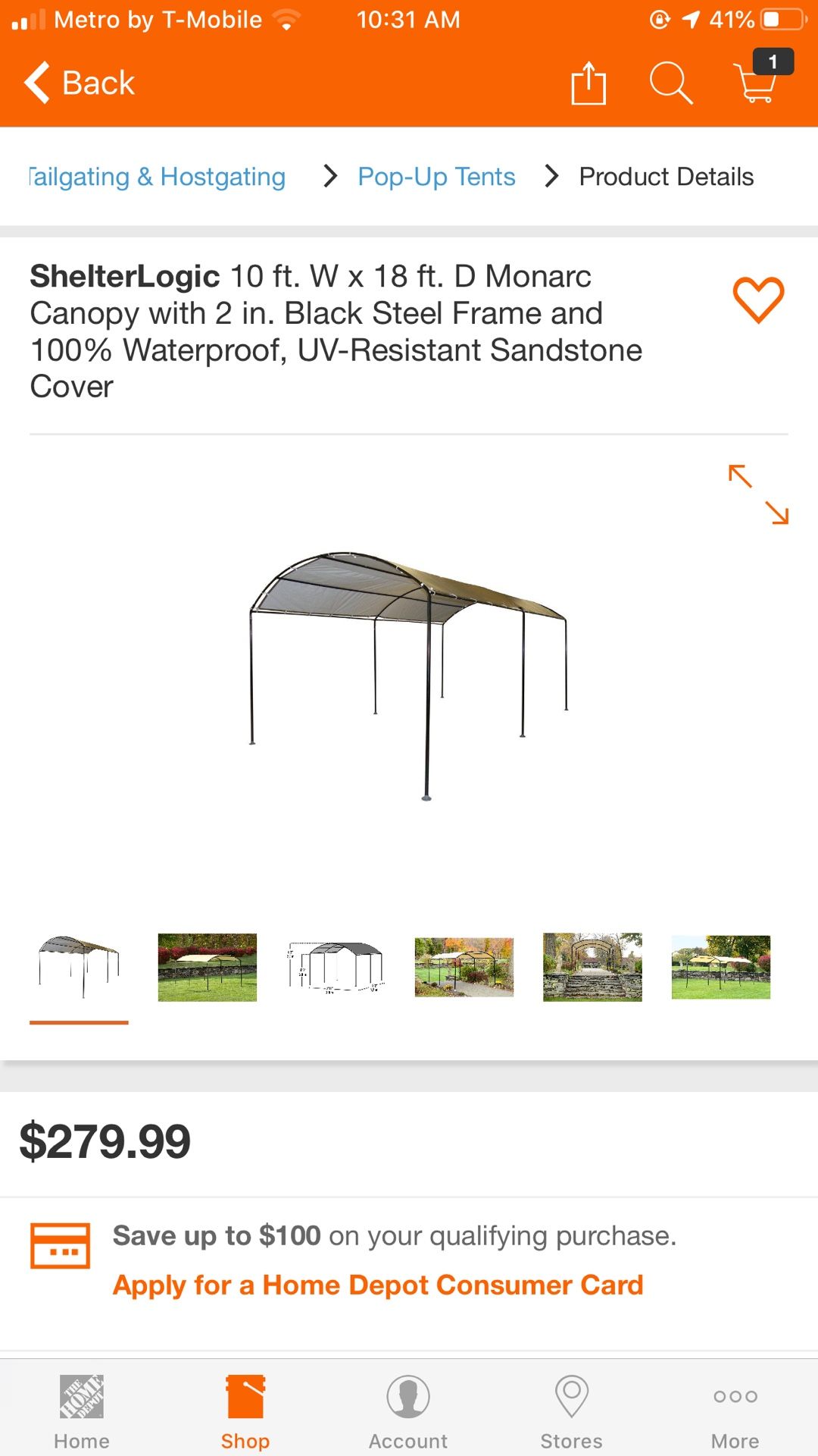 Steel frame shelter