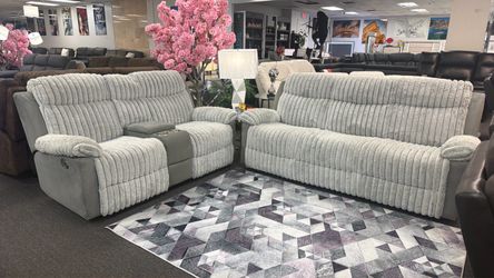 Beautiful Grey Sofa&loveseat $999